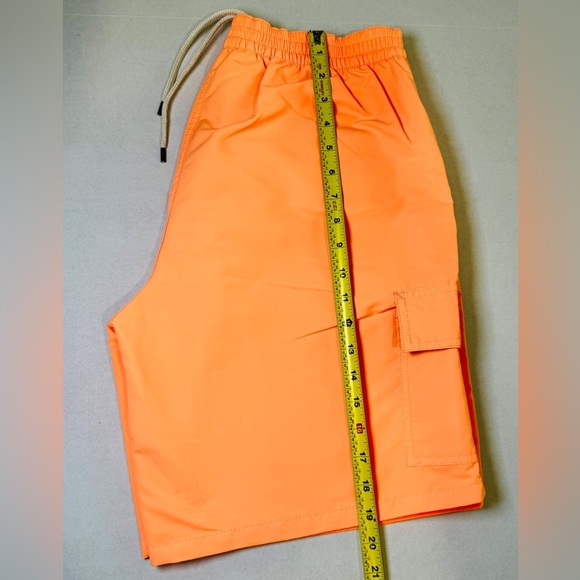 Polo Ralph Lauren Beach Swim Board Surf Shorts/Trunks Bright Orange Size M - Picture 12 of 13